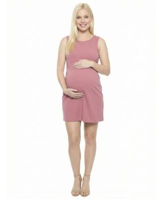 Women's and Plus Size Maternity Round Neck Dress