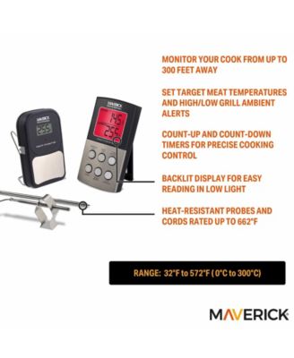 Long Range Wireless Remote Barbeque Dual Probe Thermometer