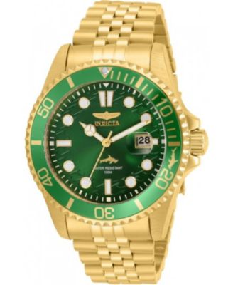 Men's 30615 Pro Diver Quartz 3 Hand Green Dial Watch