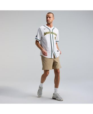 Men's White Australia Baseball 2026 World Baseball Classic Stadium Jersey