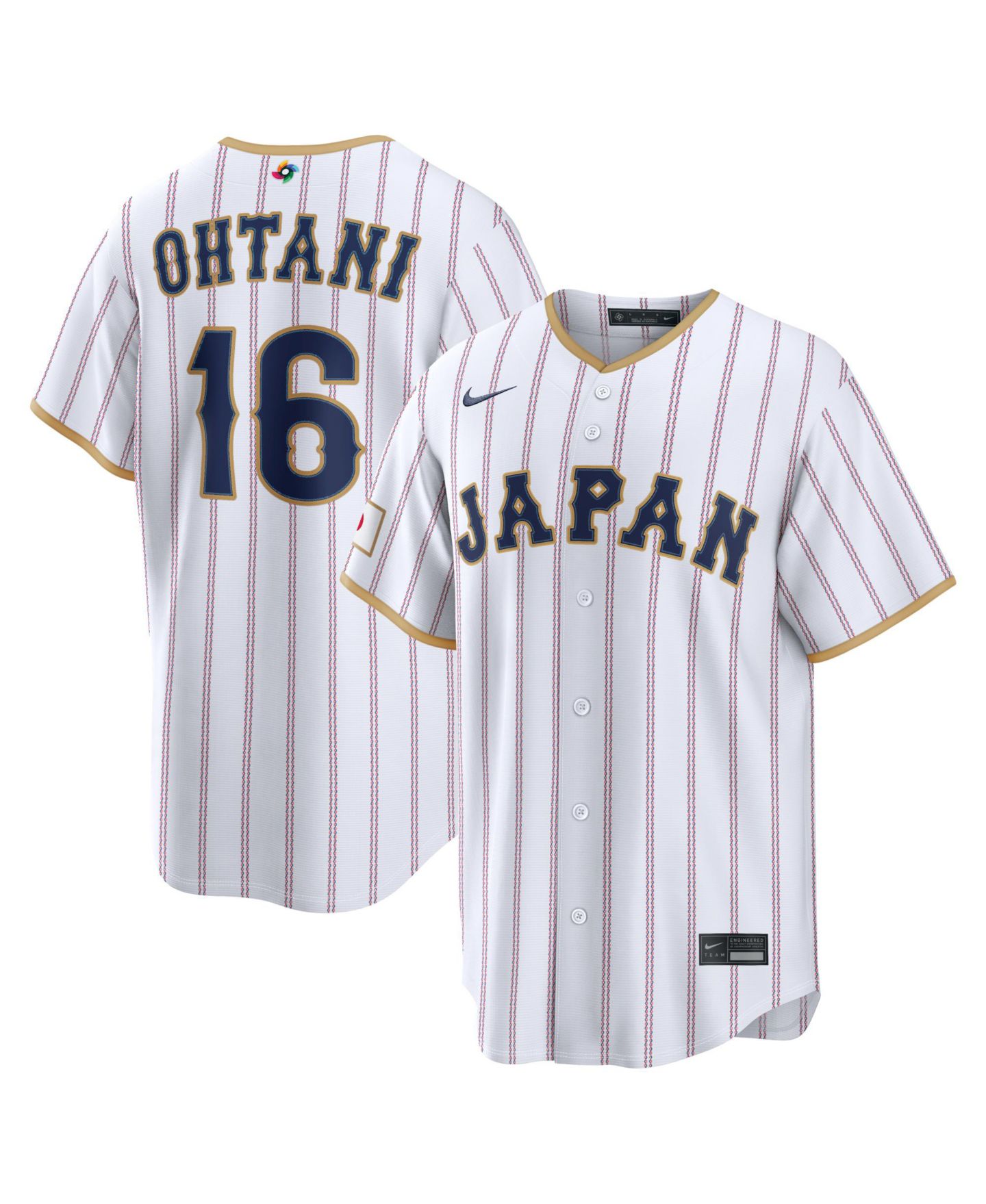 Мужской топ Nike Shohei Ohtani White Japan Baseball 2026 World Baseball Classic Stadium Jersey — фото 1
