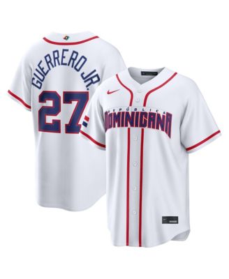 Men's Vladimir Guerrero Jr. White Dominican Republic Baseball 2026 World Baseball Classic Stadium Jersey