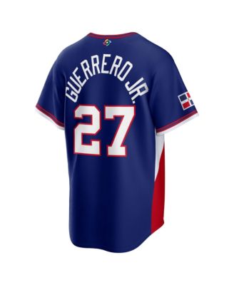 Men's Vladimir Guerrero Jr. Royal Dominican Republic Baseball 2026 World Baseball Classic Stadium Jersey