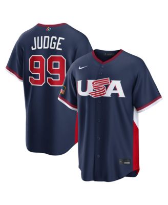 Men's Aaron Judge Navy USA Baseball 2026 World Baseball Classic Stadium Jersey