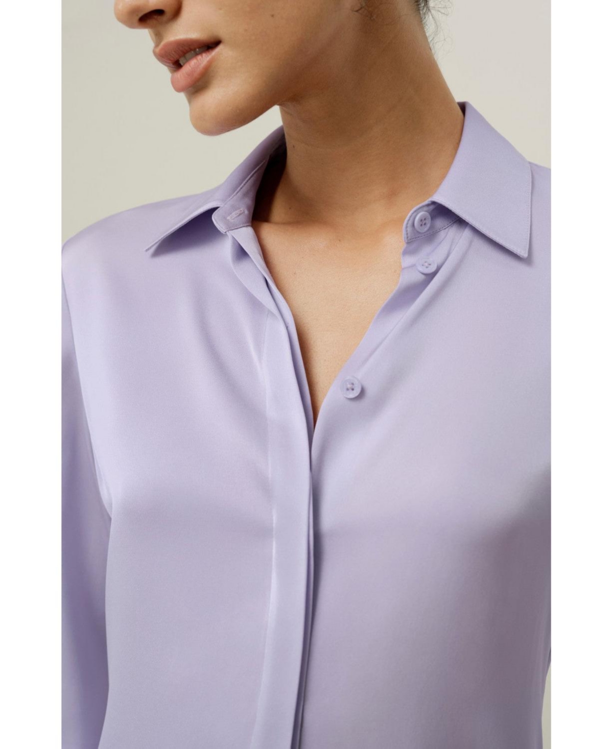 Lilysilk Women's Stretch Double Georgette Shirt