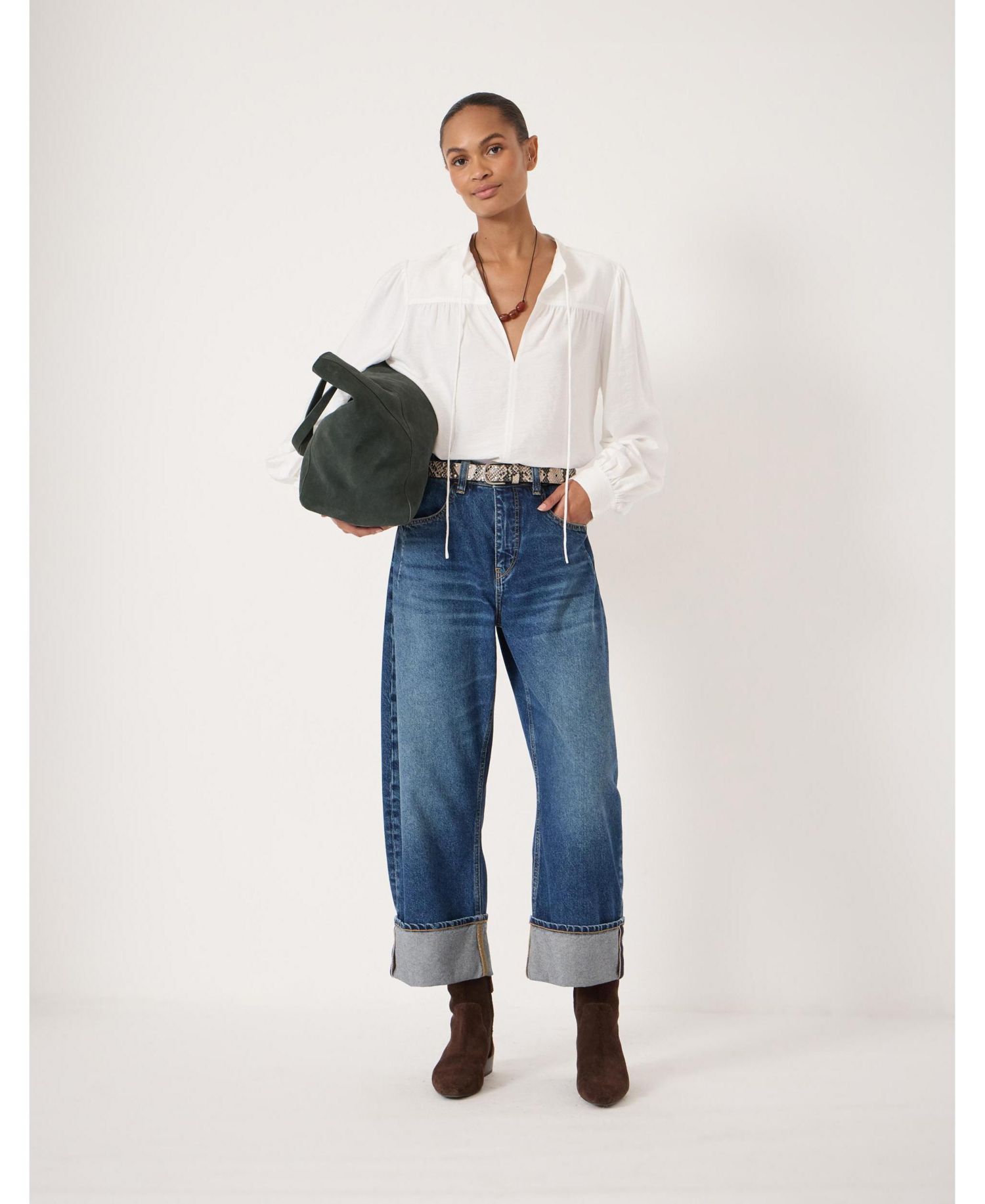 Women's Harlow Tie Front Detail Blouse