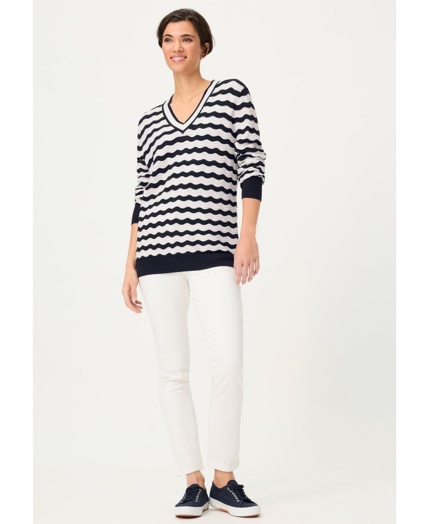 Women's Wave Ajour Knit Sweater