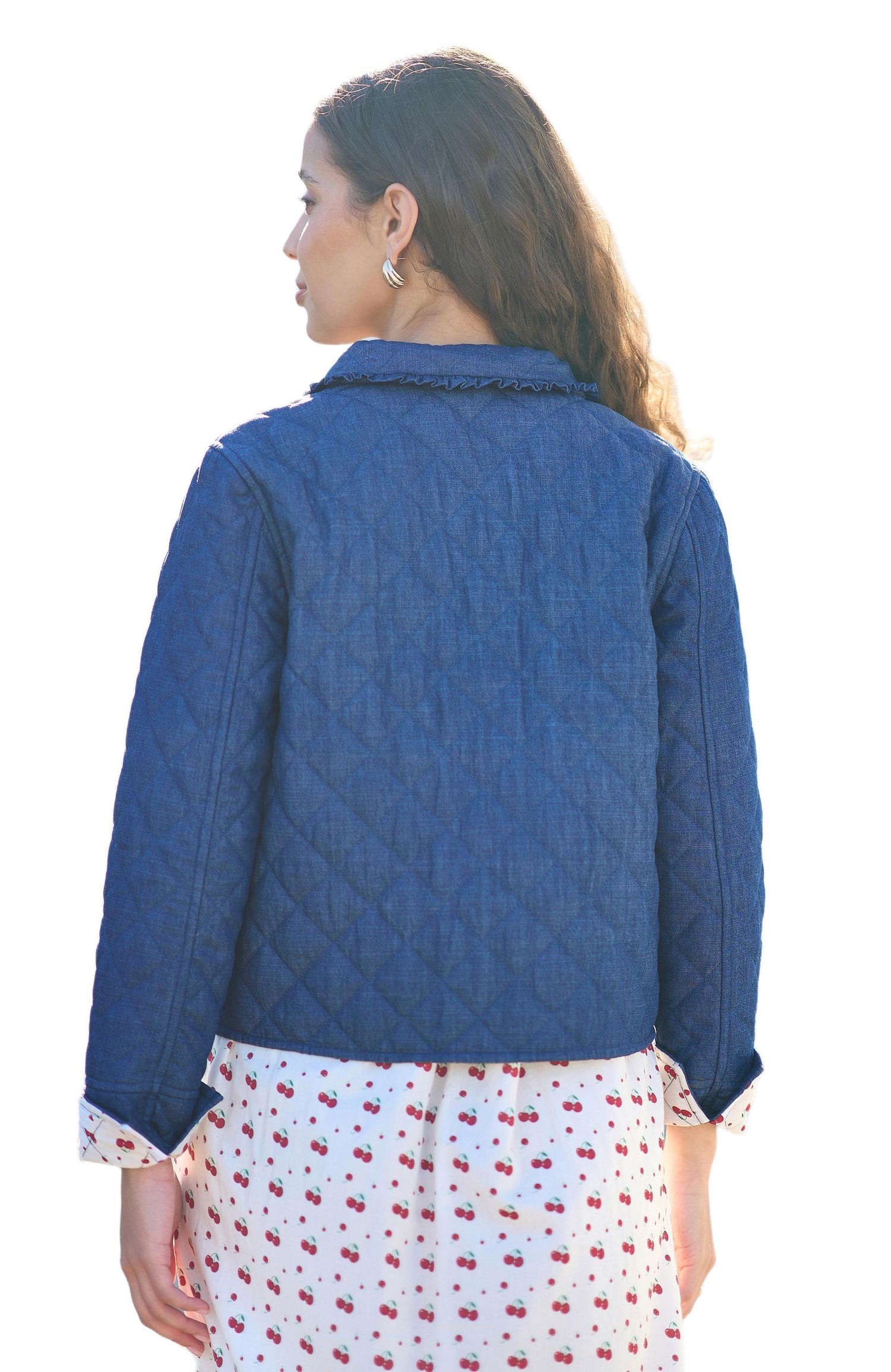 Women's Chambray Quilted Jacket