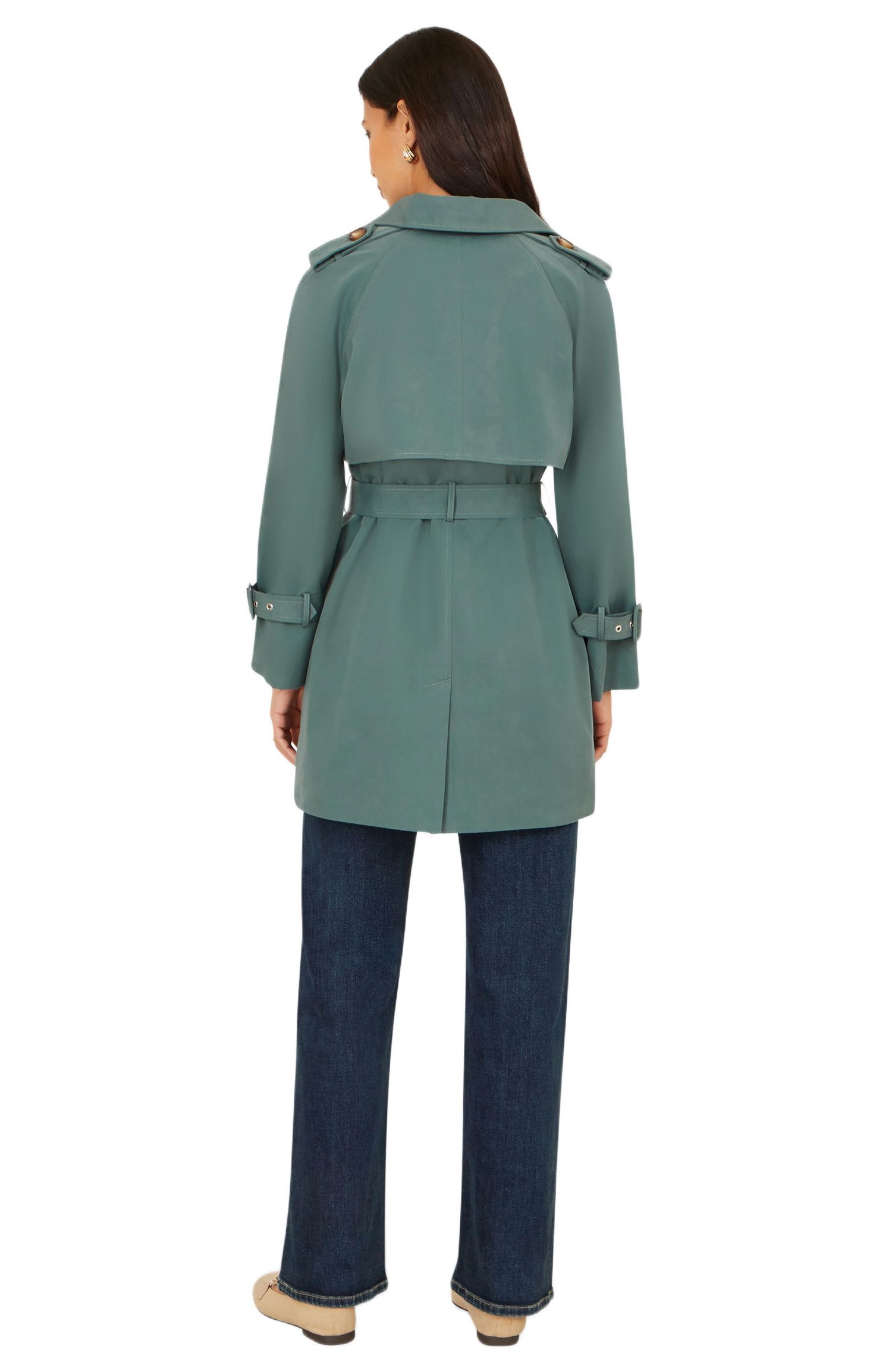 Women's Belted Trench Coat