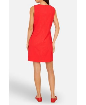 Women's Viscose Button Detail Shift Dress