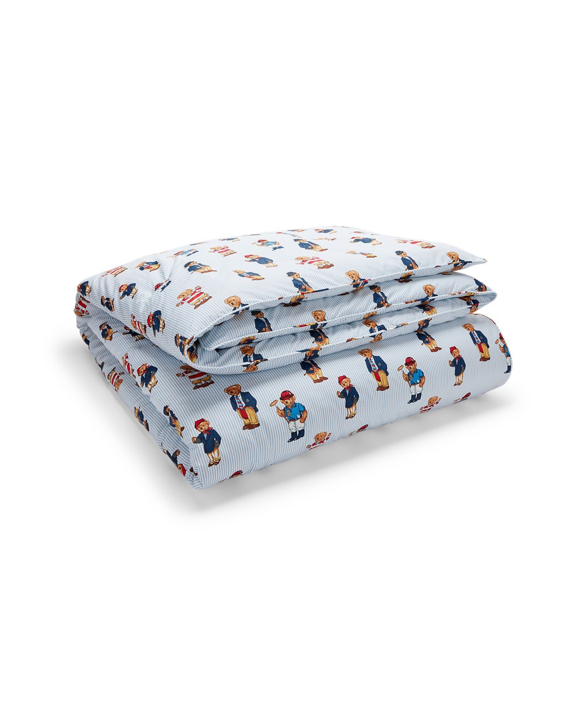 Polo Ralph Lauren Teddy Bear Stripe 3-Pc. Comforter Set