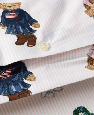 Teddy Bear Stripe 2-Pc. Comforter Set, Twin