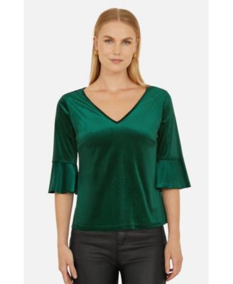 Women's Fluted Sleeve Relaxed Fit Top