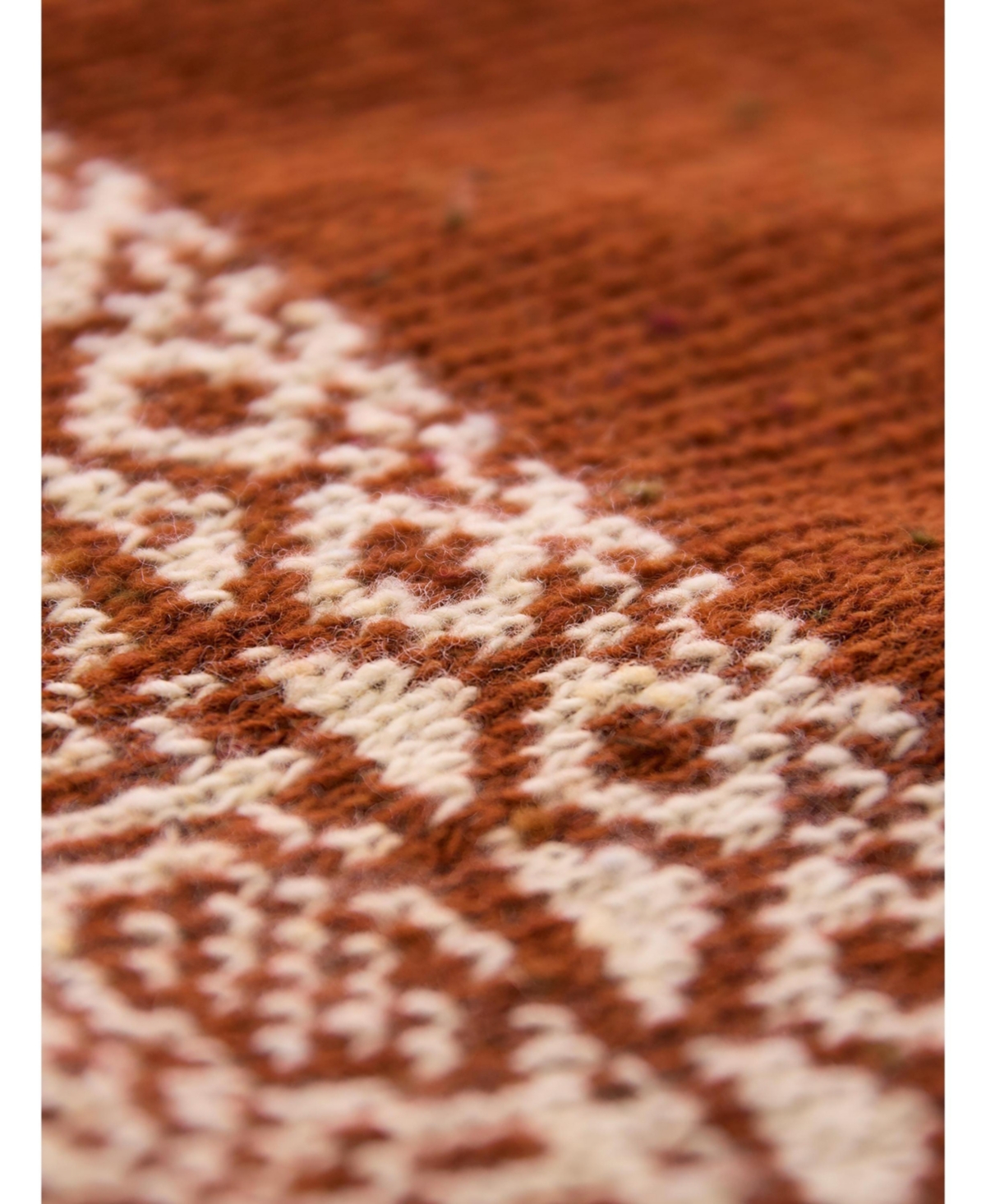 Celtic & Co. Women's Donegal Fair Isle Yoke Sweater