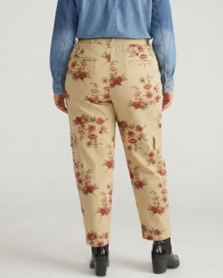 Plus Size Karlee Stretch Cotton Twill Cargo Pants
