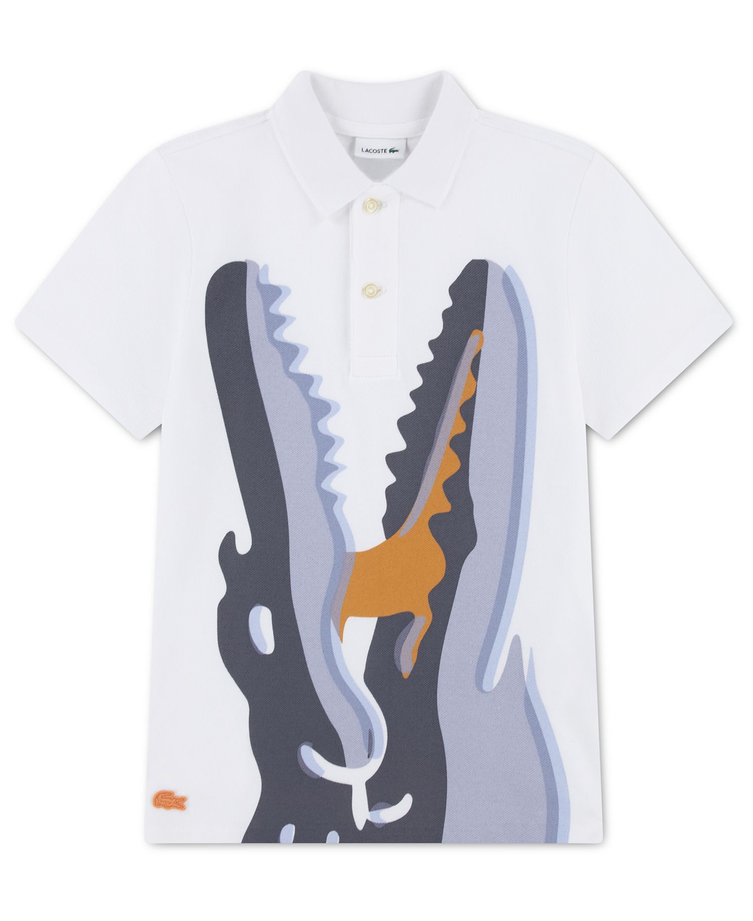 Boys' 10-16 Watercolor Croc Short-Sleeve Polo Shirt