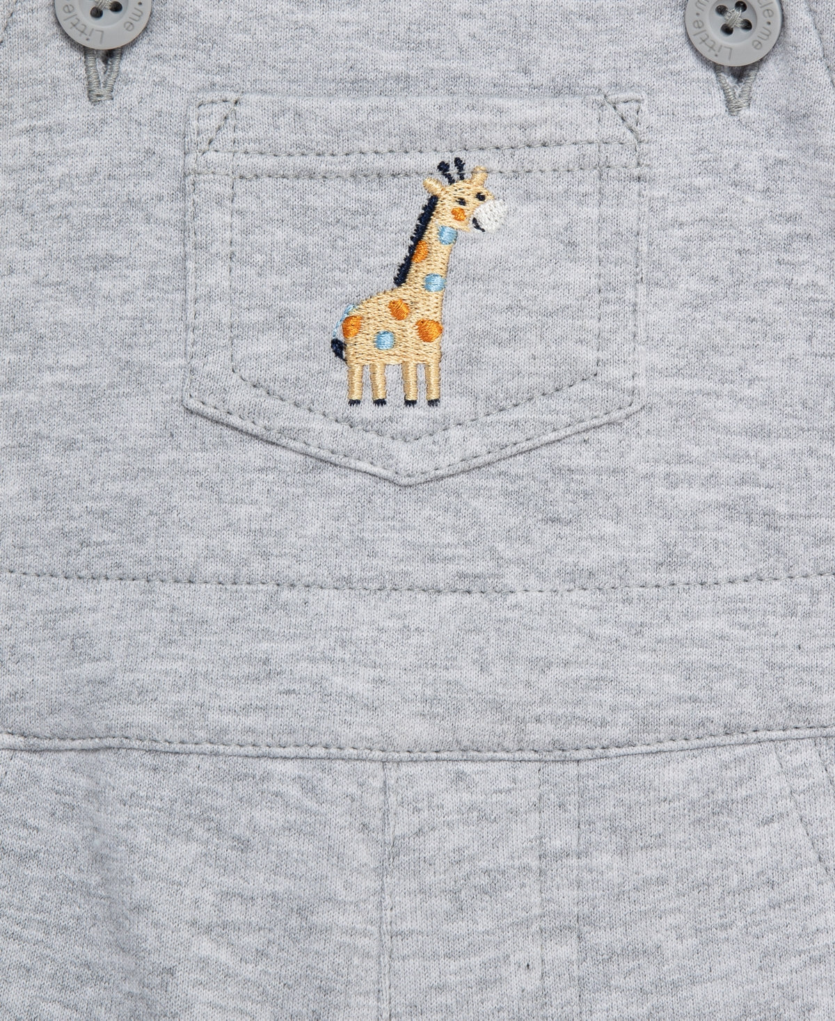 Little Me Baby Boys' Giraffe Printed Shortall and Short-Sleeve T-Shirt, 2-Piece Set