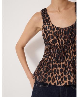 Women's Air Flow Gathered Straps Top