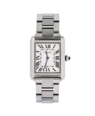 Tank Solo Quartz Watch in Stainless Steel 24mm