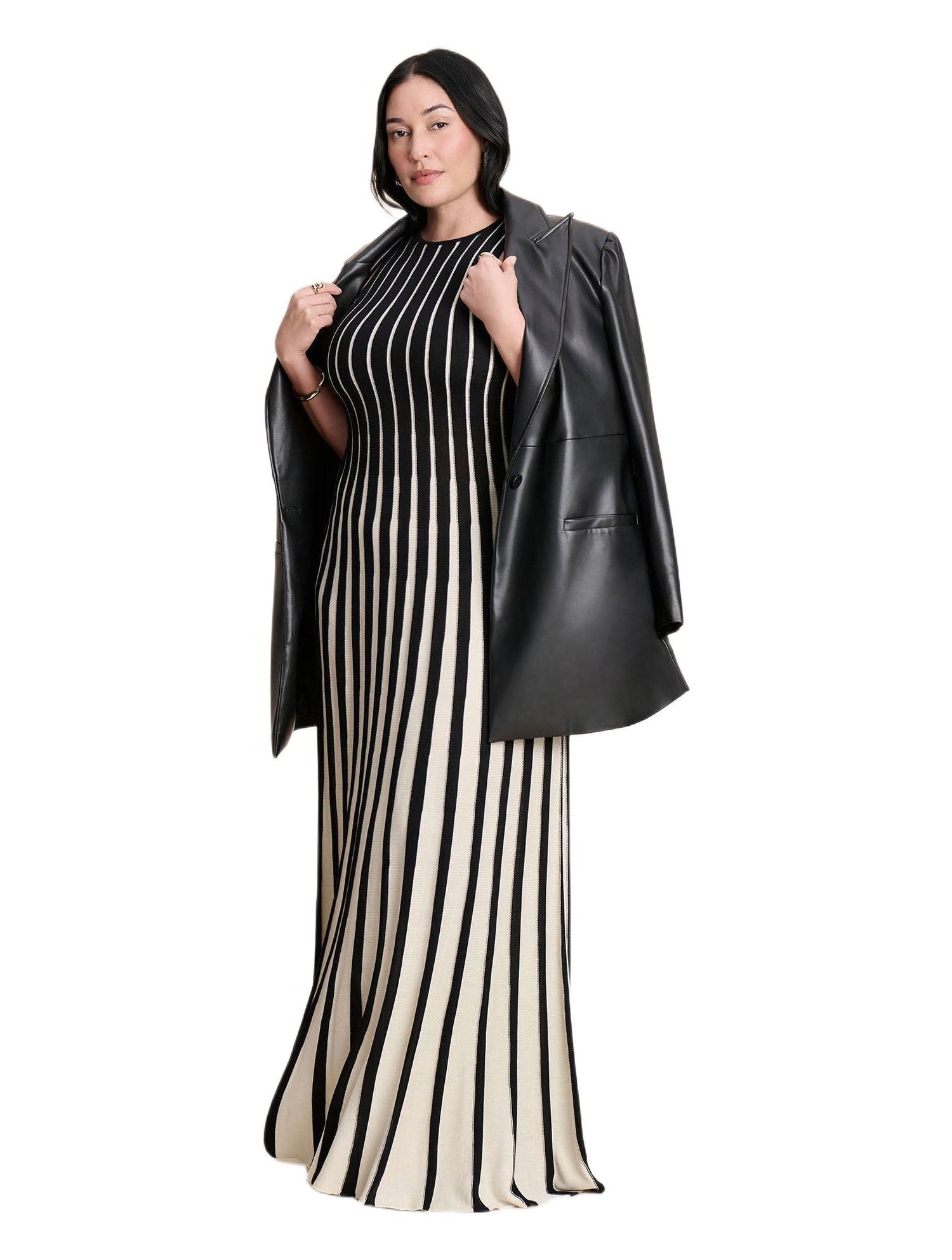 Women's Two Tone Sweater Dress