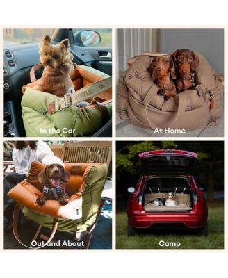 Funny Fuzzy Urban Voyager Dog Car Booster Standard