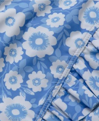 Girls Chlorine Resistant Ruffle Tankini Swimsuit Set