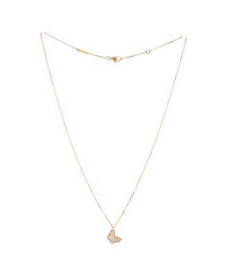 Sweet Alhambra Butterfly Pendant Necklace