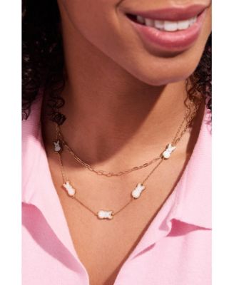Peeps Pearlized Bunny Necklace
