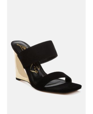 Womens Zimeski Sculpted Wedge Slip-On Sandals