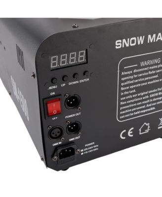 Snow Machine for Indoor/Outdoor Use, Creates 20feet Snowfall, Perfect for Christmas And Weddings