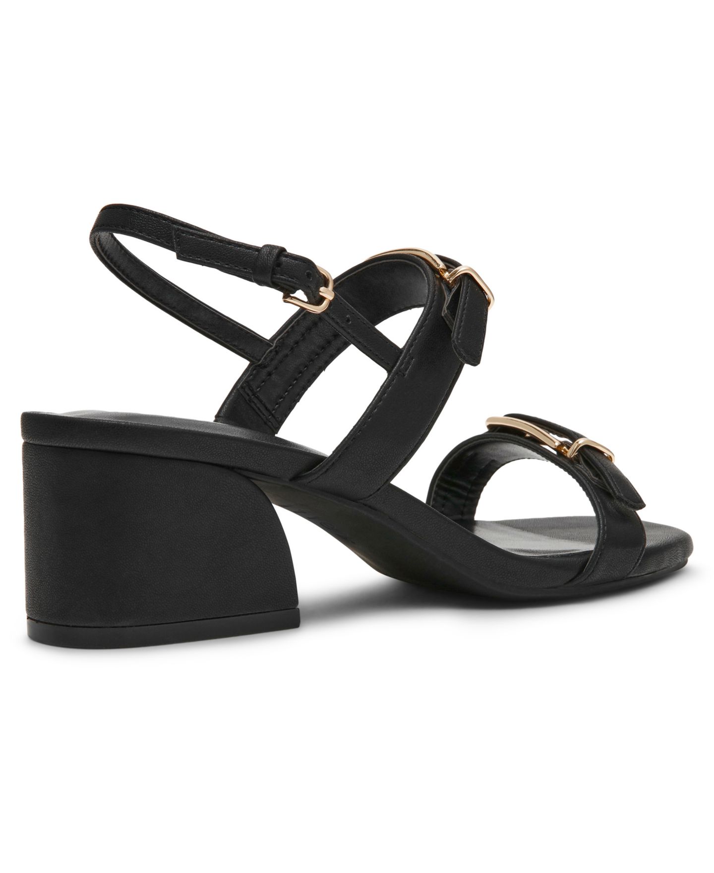 Женские сандалии Anne Klein Merida Block Heel Slingback Dress Sandals, цвет: Чёрный — фото 11