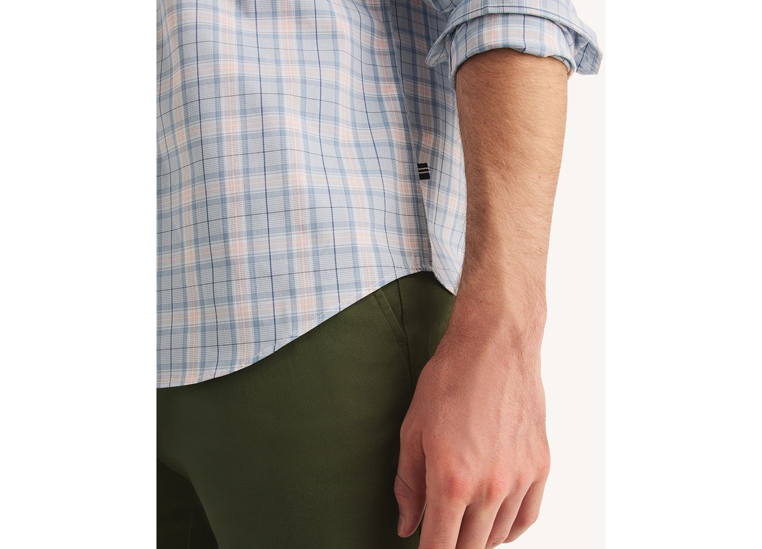 Men's Classic-Fit Long-Sleeve Plaid Shirt