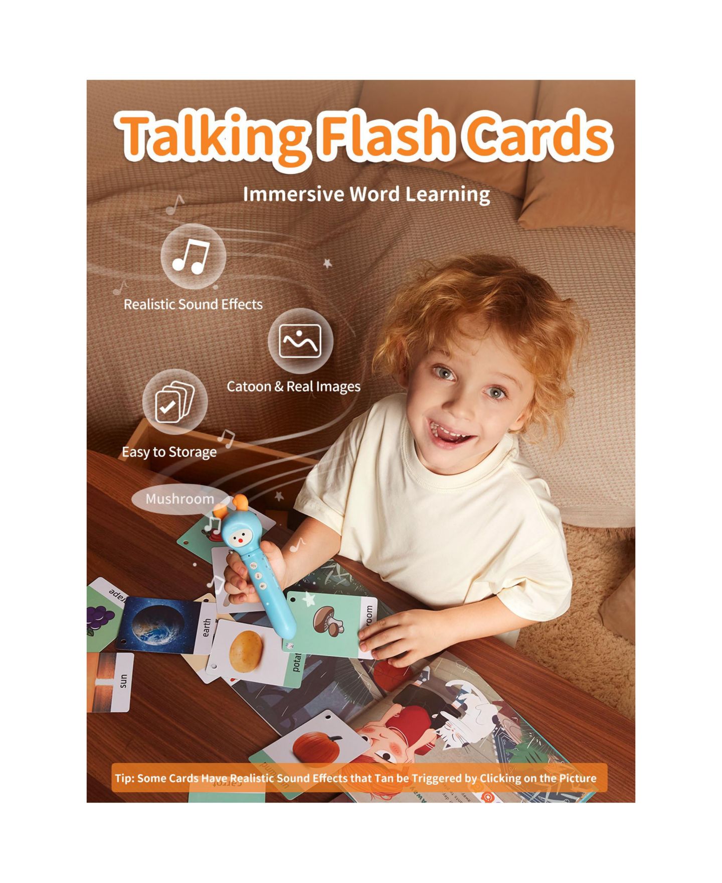 Детская игрушка Alilo Interactive Talking Pen Flash Cards Educational Toy, Ages 2+ — фото 3