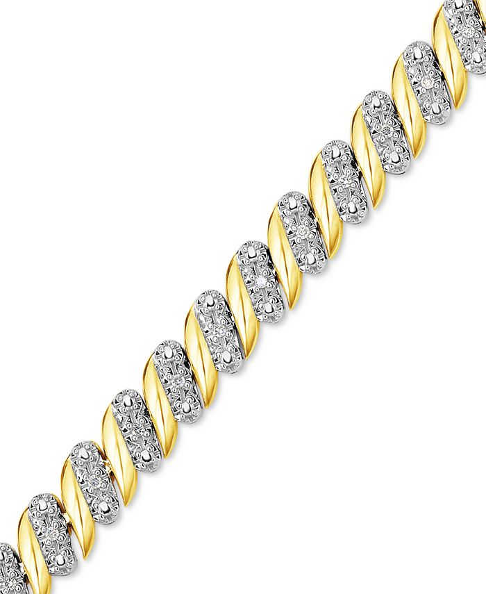 14k gold 2025 tennis bracelet macy's