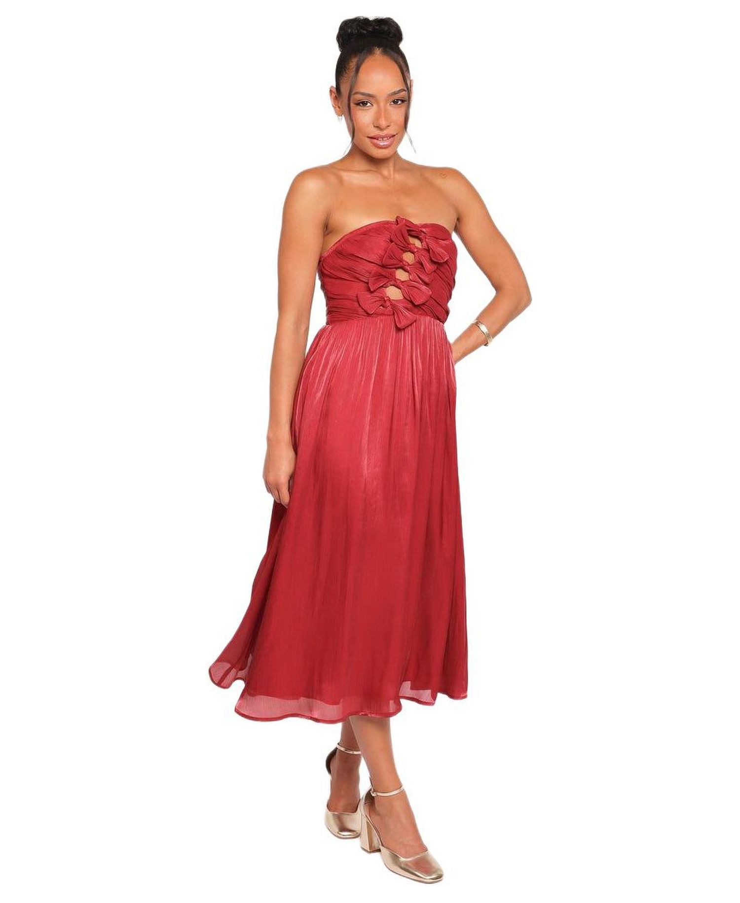 Women's Mila Strapless Midi Dress