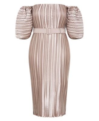 Women's Krista Pleat Midi Dress