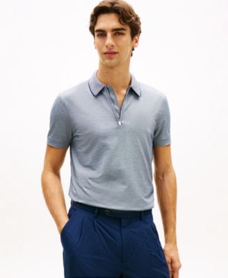 Men's Performance Half-Zip Polo Shirt