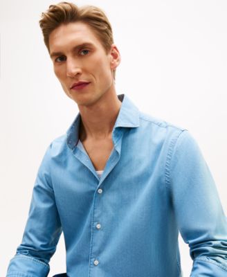 Men's Denim Regular-Fit Shirt