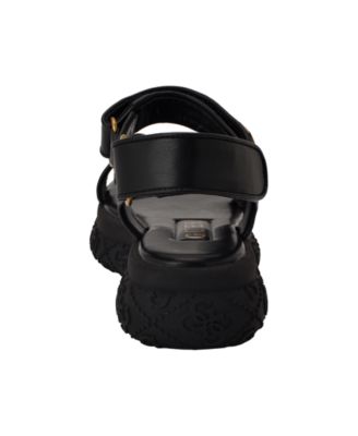 Women's Lanara Strappy Sporty Quattro G Platform Footbed Sandals