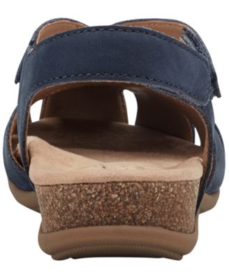 Women's Brentia Leather Criss-Cross Flat Sandals