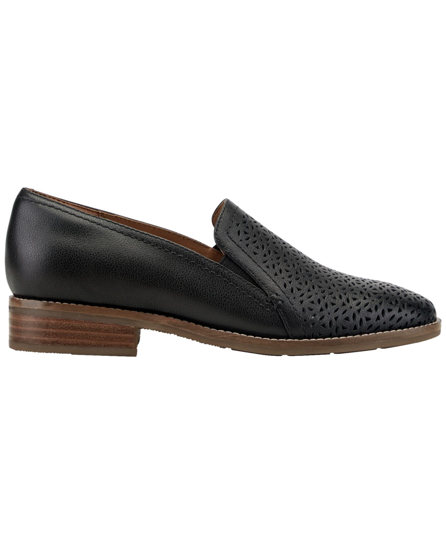 Женские туфли Earth Piper Leather Slip-On, цвет: Чёрный кожаный — фото 2