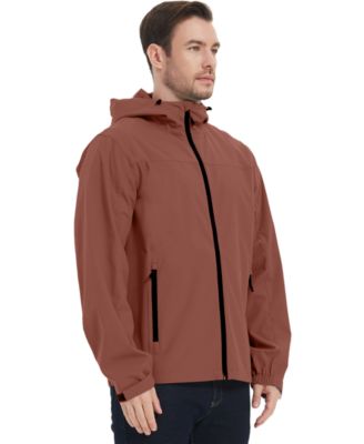 Men's All-Season Lightweight Stretch Hooded Rain Jacket