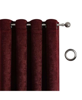 Costanza 2 Piece Room Darkening Grommet Top Textured Window Curtain Panels