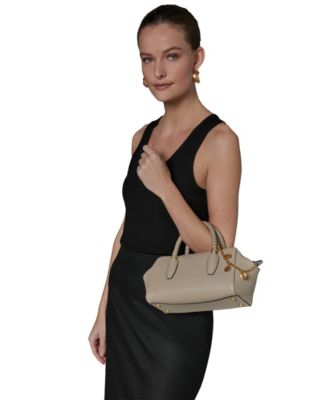 Chantilly Leather Medium Satchel Bag