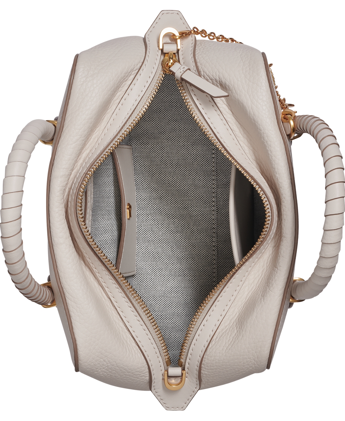 Donna Karan New York Chantilly Leather Medium Satchel Bag