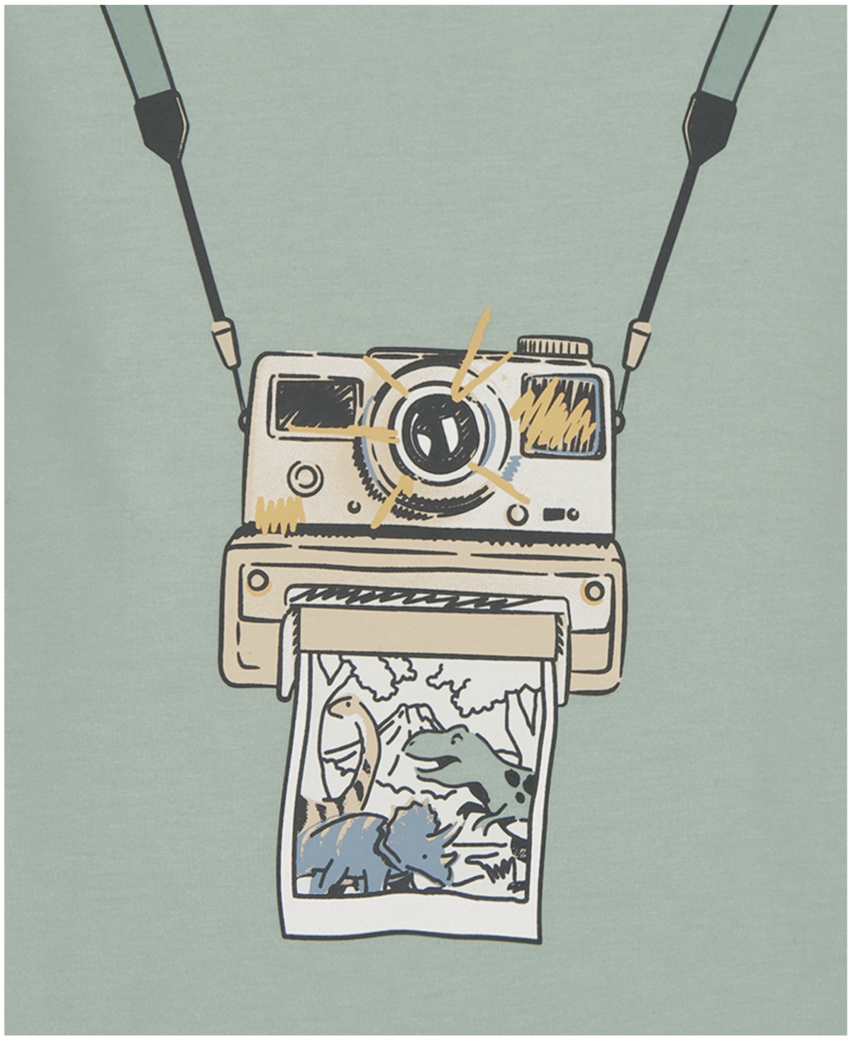 Kids Headquarters Boys' Toddler 2T-5T Printed Polo, Camera T-Shirt and Twill Cargo Shorts 3-Piece Set