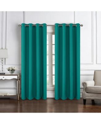 Polyester 140 GSM Sedona Jacquard Grommet Curtain Panel