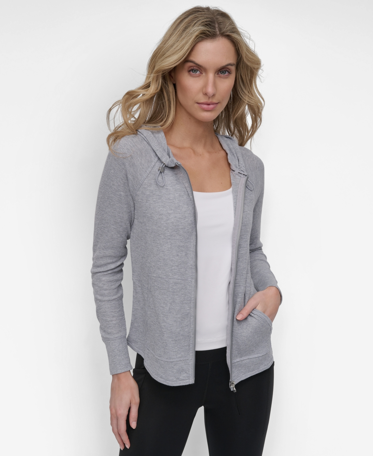Dkny Women's Sport Zip-Front Hoodie Jacket