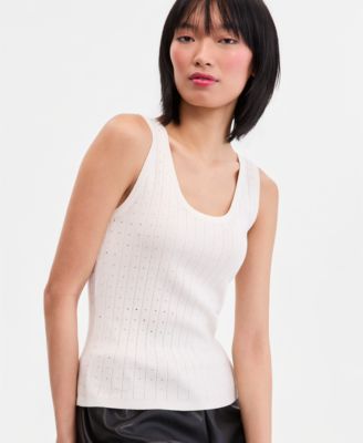 Women's Embellished Sweater Tank