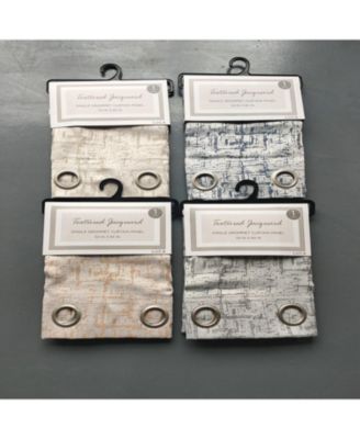 100% Polyester 140 GSM Luca Jacquard Grommet Curtain Panel 54" x 84"